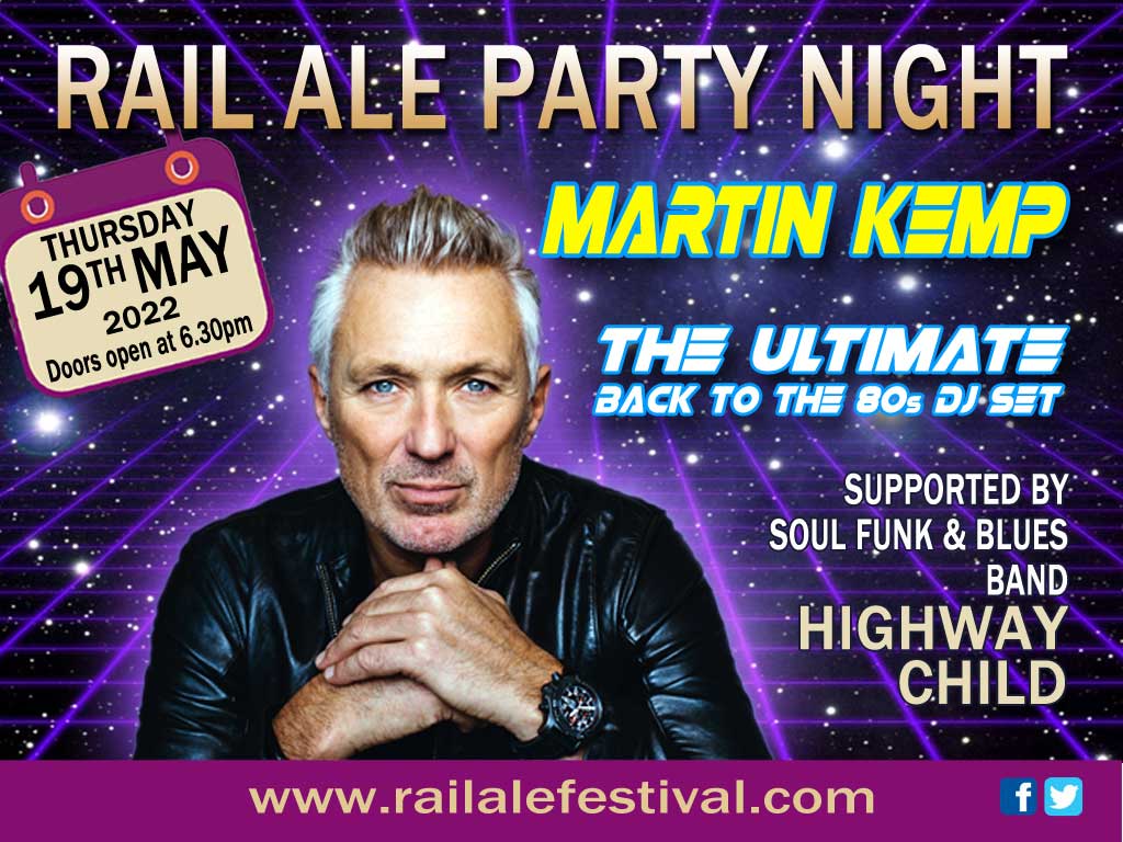 Martin Kemp Live at Barrow Hill Roundhouse Rail Ale Festival