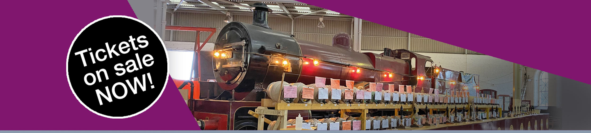 Click here to buy tickets for Rail ale festival online